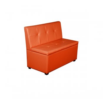 Кухонный диван Уют 1400 Оранжевый в Миассе - miass.mebel-74.com | фото