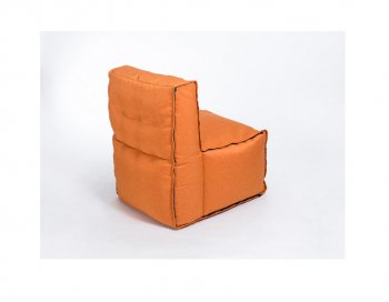 Модульное кресло Комфорт Колор прямое оранжевое в Миассе - miass.mebel-74.com | фото
