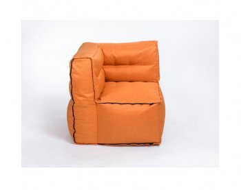 Модульное кресло Комфорт Колор угловое оранжевое в Миассе - miass.mebel-74.com | фото