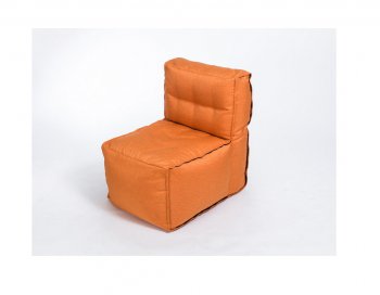 Модульное кресло Комфорт Колор прямое оранжевое в Миассе - miass.mebel-74.com | фото