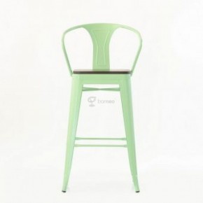 Барное кресло Barneo N-244 Tolix Wood Style в Миассе - miass.mebel-74.com | фото
