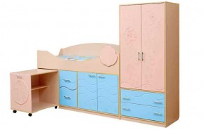 Набор мебели для детской Юниор -12.2 (700*1860) МДФ матовый в Миассе - miass.mebel-74.com | фото