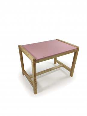 Детский растущий стол Я САМ "Лофт" (Розовый, Сосна) в Миассе - miass.mebel-74.com | фото