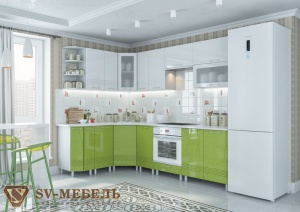Кухонный гарнитур СВ Волна в Миассе - miass.mebel-74.com | фото