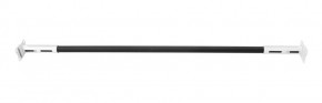 Турник раздвижной 1250-1500 цв. белый-черный FLEXTER PROFI в Миассе - miass.mebel-74.com | фото