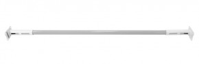 Турник раздвижной 1250-1500 цв. белый-серый FLEXTER PROFI в Миассе - miass.mebel-74.com | фото