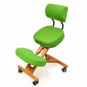 Коленный стул со спинкой Smartstool KW02В + Чехлы в Миассе - miass.mebel-74.com | фото