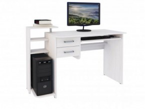 Компьютерный стол №12 (Анкор белый) в Миассе - miass.mebel-74.com | фото
