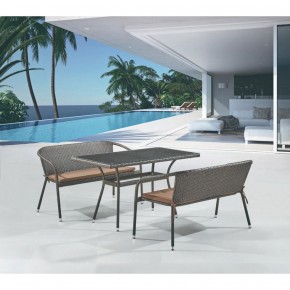 Комплект мебели из иск. ротанга T286A/S139A-W53 Brown в Миассе - miass.mebel-74.com | фото