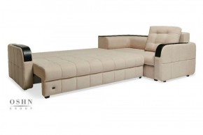 Комплект мягкой мебели Остин Garcia Ivory (Рогожка) Угловой + 1 кресло в Миассе - miass.mebel-74.com | фото