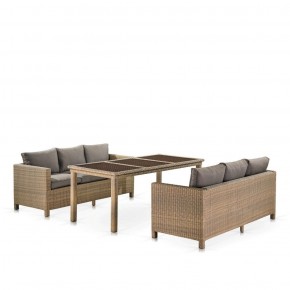 Комплект плетеной мебели T365/S65B-W65 Light Brown в Миассе - miass.mebel-74.com | фото