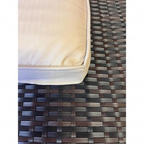 Комплект плетеной мебели  YR822Br Brown-Beige (подушка бежевая) в Миассе - miass.mebel-74.com | фото