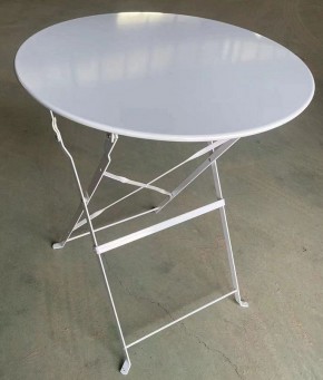 Комплект садовой мебели OTS-001R (стол + 2 стула) металл в Миассе - miass.mebel-74.com | фото