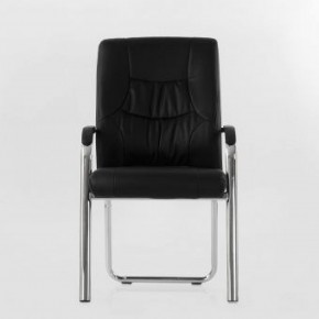 Кресло Barneo K-15 для посетителей и переговорных (черный) в Миассе - miass.mebel-74.com | фото