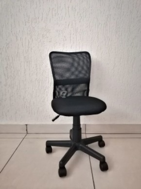 Кресло Barneo K-401 детское (черная ткань/сетка) в Миассе - miass.mebel-74.com | фото