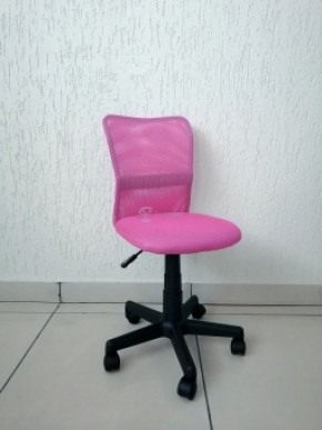 Кресло Barneo K-401 детское (розовая ткань/сетка) в Миассе - miass.mebel-74.com | фото