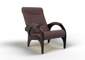 Кресло для отдыха Римини 19-Т-КМ (ткань/венге) КОФЕ С МОЛОКОМ в Миассе - miass.mebel-74.com | фото