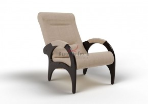 Кресло для отдыха Римини 19-Т-П (ткань/венге) ПЕСОК в Миассе - miass.mebel-74.com | фото