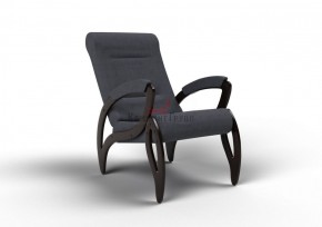 Кресло для отдыха Зельден 20-Т-ГР (ткань/венге) ГРАФИТ в Миассе - miass.mebel-74.com | фото