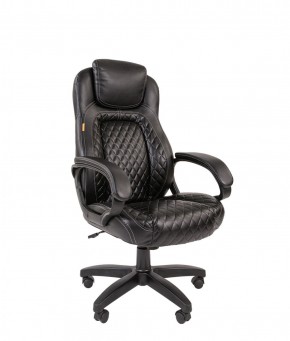 Кресло для руководителя  CHAIRMAN 432 (Экокожа черная) в Миассе - miass.mebel-74.com | фото
