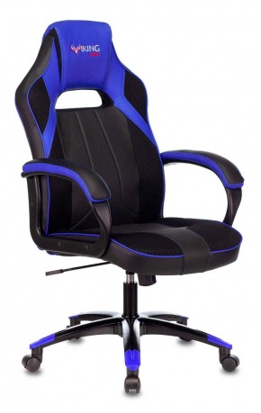 Кресло игровое Бюрократ VIKING 2 AERO BLUE черный/синий в Миассе - miass.mebel-74.com | фото