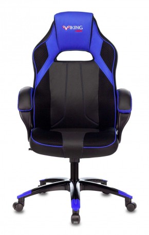 Кресло игровое Бюрократ VIKING 2 AERO BLUE черный/синий в Миассе - miass.mebel-74.com | фото