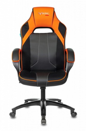 Кресло игровое Бюрократ VIKING 2 AERO ORANGE черный/оранжевый в Миассе - miass.mebel-74.com | фото