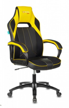 Кресло игровое Бюрократ VIKING 2 AERO YELLOW черный/желтый в Миассе - miass.mebel-74.com | фото