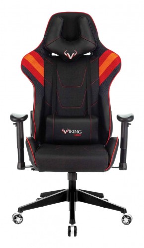 Кресло игровое Бюрократ VIKING 4 AERO RED черный/красный в Миассе - miass.mebel-74.com | фото