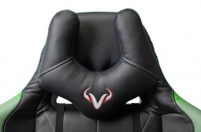 Кресло игровое Бюрократ VIKING 5 AERO LGREEN черный/салатовый в Миассе - miass.mebel-74.com | фото