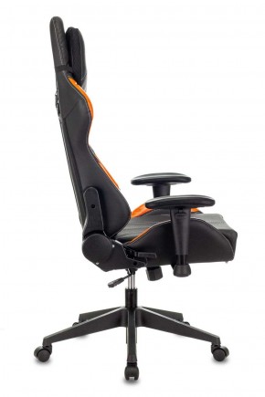 Кресло игровое Бюрократ VIKING 5 AERO ORANGE черный/оранжевый в Миассе - miass.mebel-74.com | фото