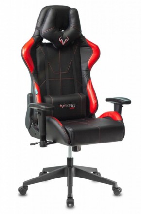 Кресло игровое Бюрократ VIKING 5 AERO RED черный/красный в Миассе - miass.mebel-74.com | фото