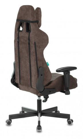Кресло игровое Бюрократ VIKING KNIGHT LT10 FABRIC коричневый в Миассе - miass.mebel-74.com | фото