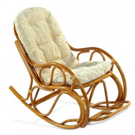 Кресло - качалка 05/04 с подушкой (Мед) в Миассе - miass.mebel-74.com | фото