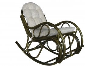 Кресло - качалка 05/04 с подушкой (Олива) в Миассе - miass.mebel-74.com | фото