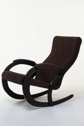 Кресло-качалка КОРСИКА 34-Т-AC (кофе) в Миассе - miass.mebel-74.com | фото