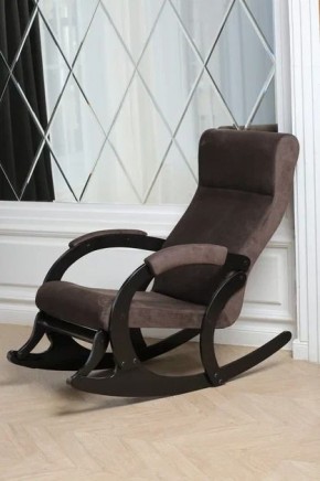 Кресло-качалка МАРСЕЛЬ 33-Т-AC (кофе) в Миассе - miass.mebel-74.com | фото