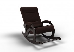 Кресло-качалка Тироль 12-Т-ГР (ткань/венге) ГРАФИТ в Миассе - miass.mebel-74.com | фото
