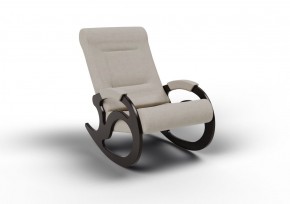 Кресло-качалка Вилла 11-Т-ГР (ткань/венге) ГРАФИТ в Миассе - miass.mebel-74.com | фото