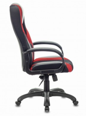 Кресло компьютерное BRABIX PREMIUM "Rapid GM-102" (экокожа/ткань, черное/красное) 532107 в Миассе - miass.mebel-74.com | фото