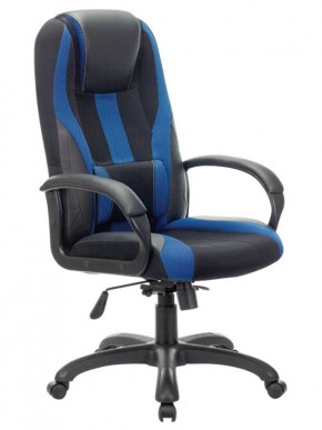 Кресло компьютерное BRABIX PREMIUM "Rapid GM-102" (экокожа/ткань, черное/синее) 532106 в Миассе - miass.mebel-74.com | фото