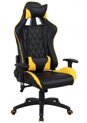 Кресло компьютерное BRABIX "GT Master GM-110" (черное/желтое) 531927 в Миассе - miass.mebel-74.com | фото