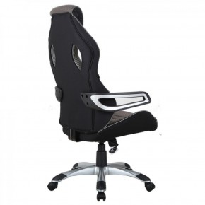 Кресло компьютерное BRABIX Techno GM-002 (ткань) черное/серое, вставки белые (531815) в Миассе - miass.mebel-74.com | фото