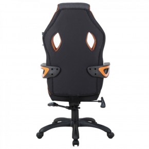 Кресло компьютерное BRABIX Techno Pro GM-003 (ткань черное/серое, вставки оранжевые) 531813 в Миассе - miass.mebel-74.com | фото