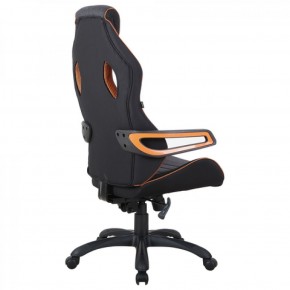 Кресло компьютерное BRABIX Techno Pro GM-003 (ткань черное/серое, вставки оранжевые) 531813 в Миассе - miass.mebel-74.com | фото