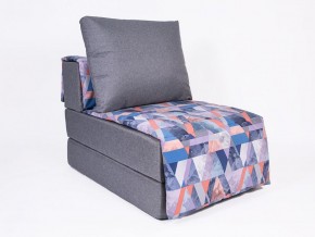Кресло-кровать бескаркасное Харви (серый-сноу деним) в Миассе - miass.mebel-74.com | фото