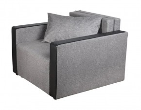 Кресло-кровать Милена с подлокотниками (серый) Велюр в Миассе - miass.mebel-74.com | фото