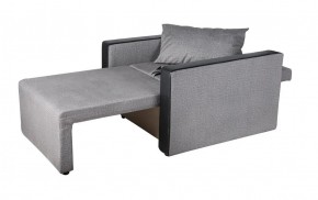 Кресло-кровать Милена с подлокотниками (серый) Велюр в Миассе - miass.mebel-74.com | фото