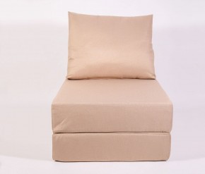 Кресло-кровать-пуф бескаркасное Прайм (Бежевый песочный) в Миассе - miass.mebel-74.com | фото