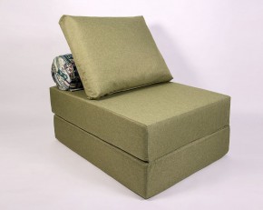 Кресло-кровать-пуф бескаркасное Прайм (Оливковый) в Миассе - miass.mebel-74.com | фото